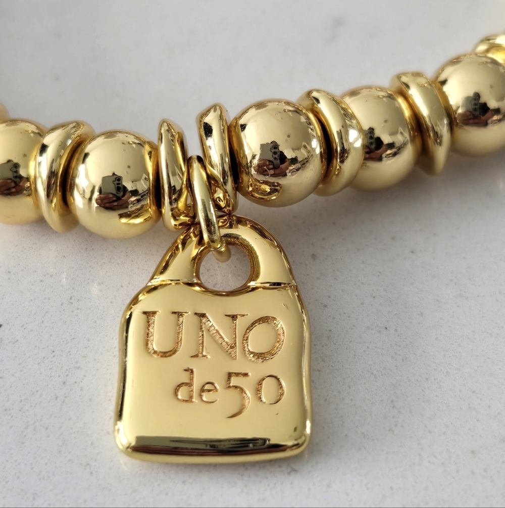 UNO de 50 Bracelet • BOHEMIAN • Gold - Picture 4 of 10
